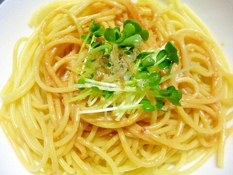 簡単♪アレンジ♪ランチに♪和風なたらこパスタ